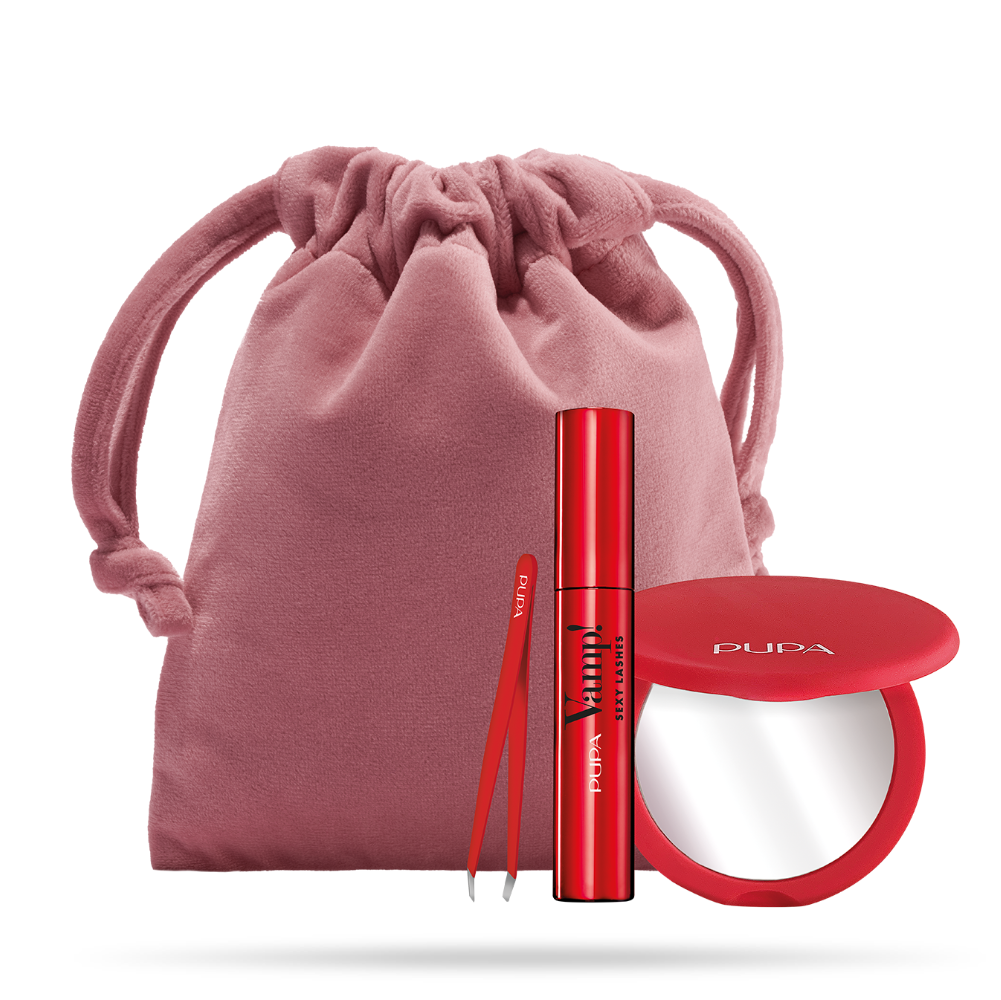 PUPA CONF.VAMP MASCARA SEXY LASHES+ SPECCHIO+PINZETTA+ POCHETTE