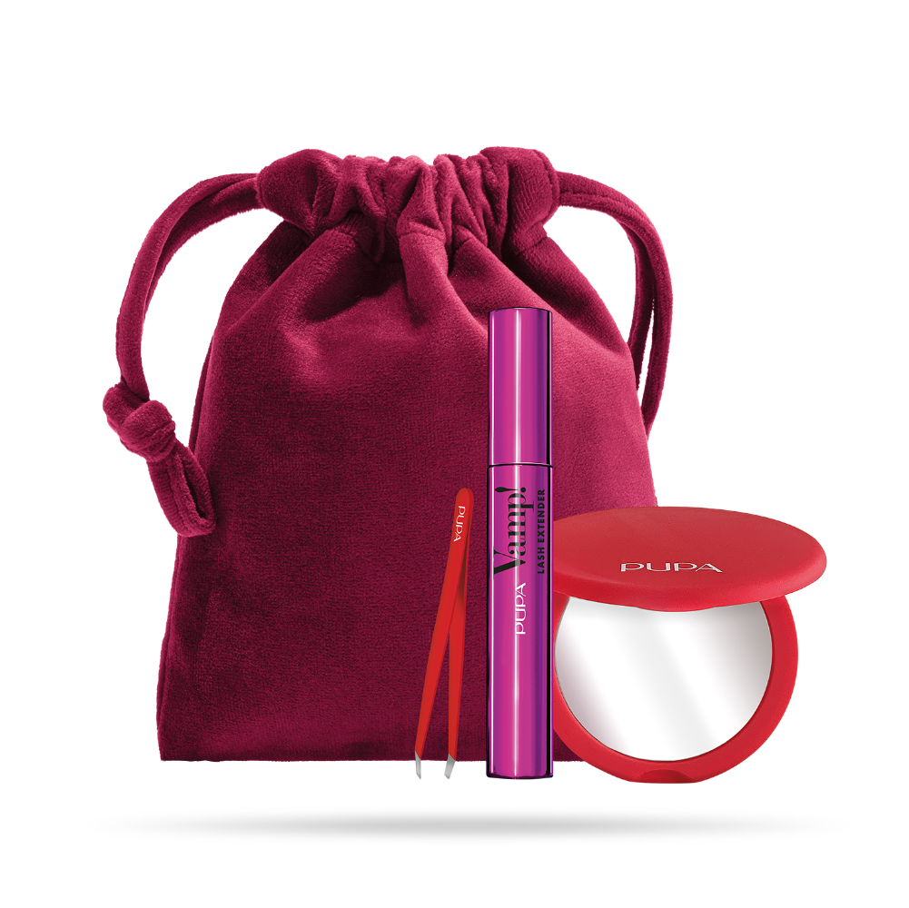 PUPA CONF.VAMP MASCARA LASH EXTENDER+ SPECCHIO+PINZETTA+ POCHETTE
