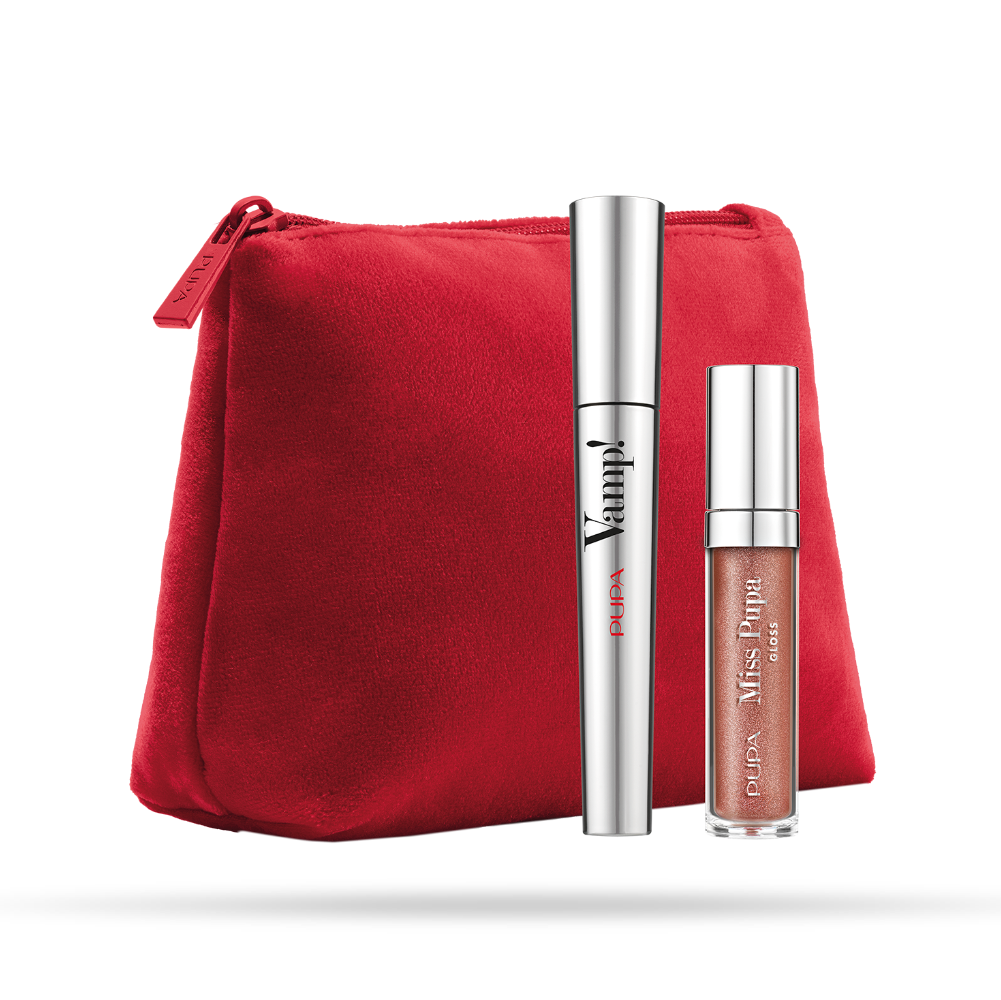 PUPA CONF.VAMP MASCARA + GLOSS MISS PUPA+ POCHETTE