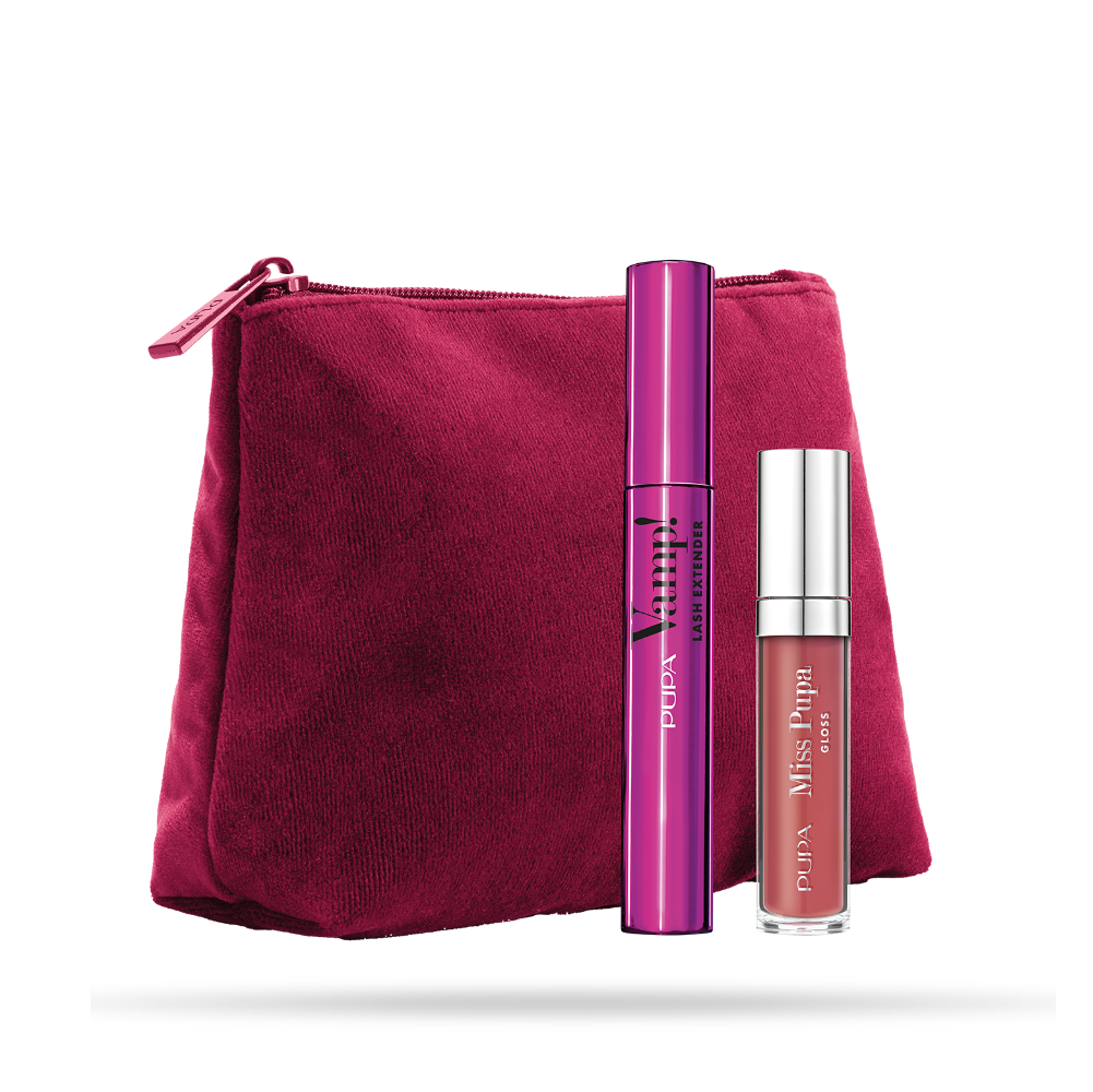 PUPA CONF.VAMP MASCARA LASH EXTENDER+ GLOSS MISS PUPA+ POCHETTE