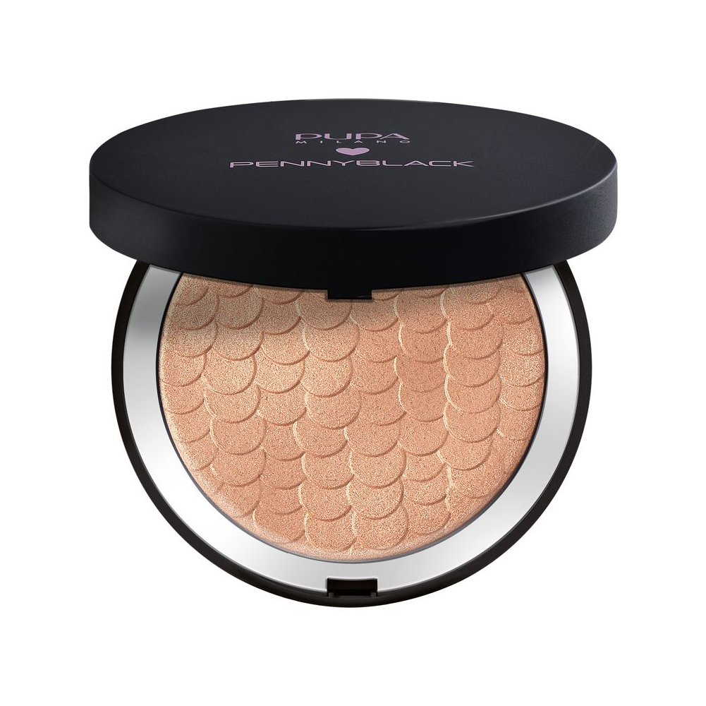 PUPA GLITZ'N GLAM ILLUMINANTE VISO IN POLVERE PENNYBLACK
