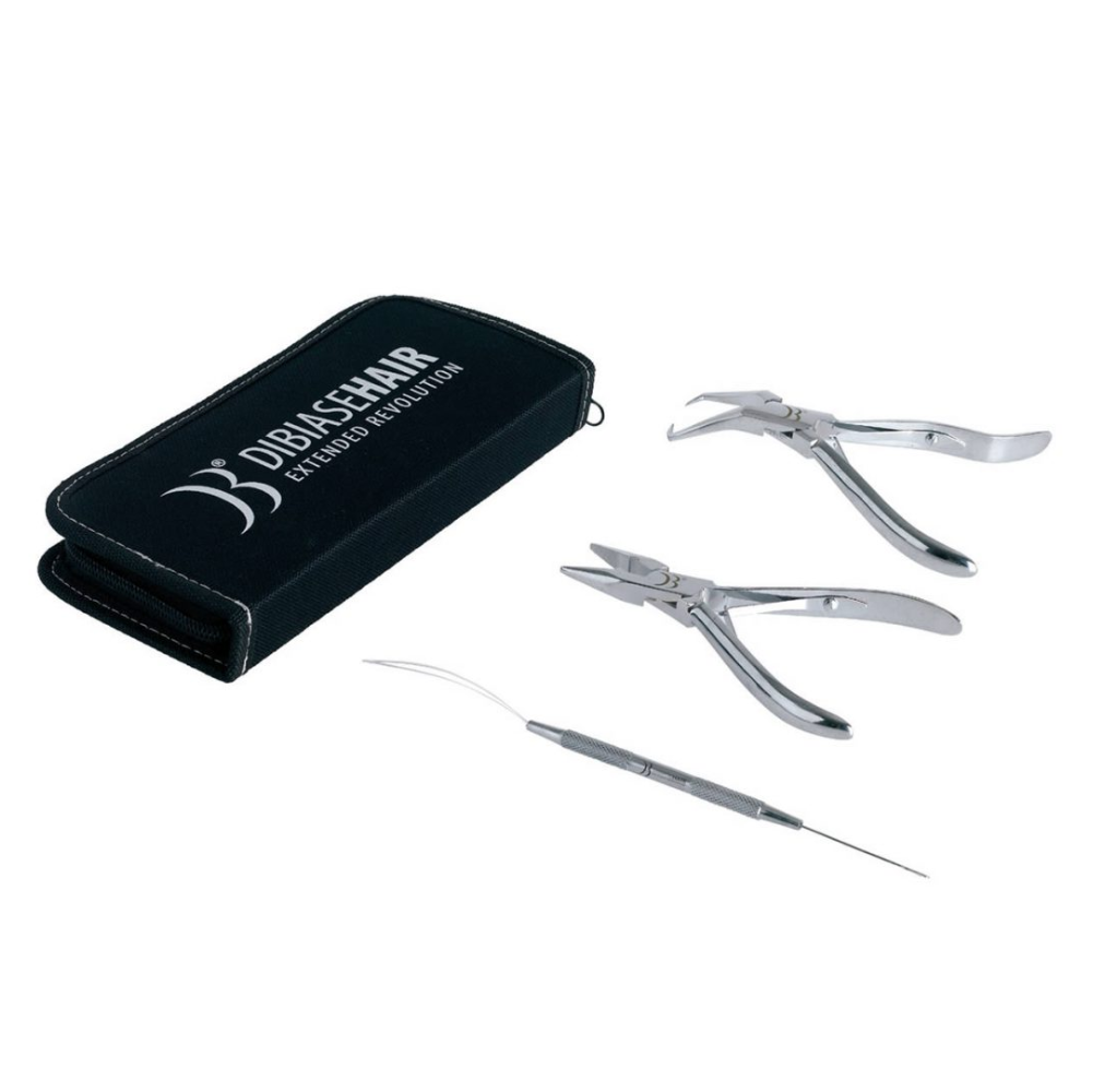 DIBIASEHAIR SET 2 PINZE 1 AGO PER MONTAGGIO EXTENSION  DIBIASEHAIR SET 2 PINZE 1 AGO PER MONTAGGIO EXTENSION