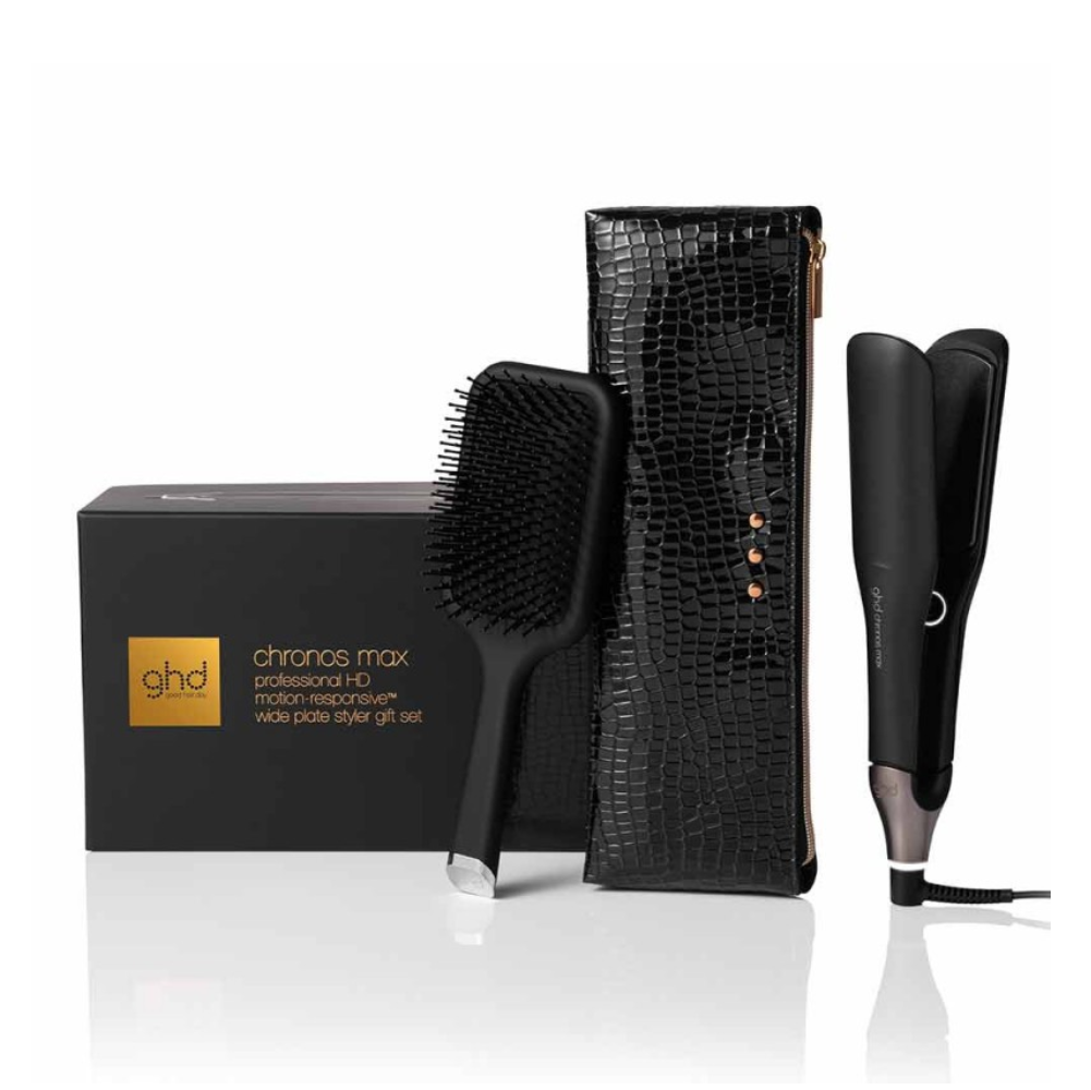 GHD GOOD HAIR DAY GIFT SET PIASTRA CHRONOS MAX + SPAZZOLA  GHD GOOD HAIR DAY GIFT SET PIASTRA CHRONOS MAX + SPAZZOLA