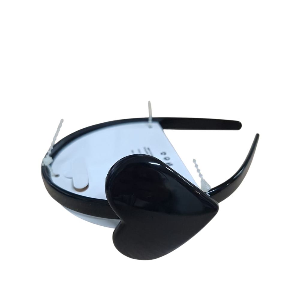 REVAL CERCHIETTO CUORE BLACK 10MM