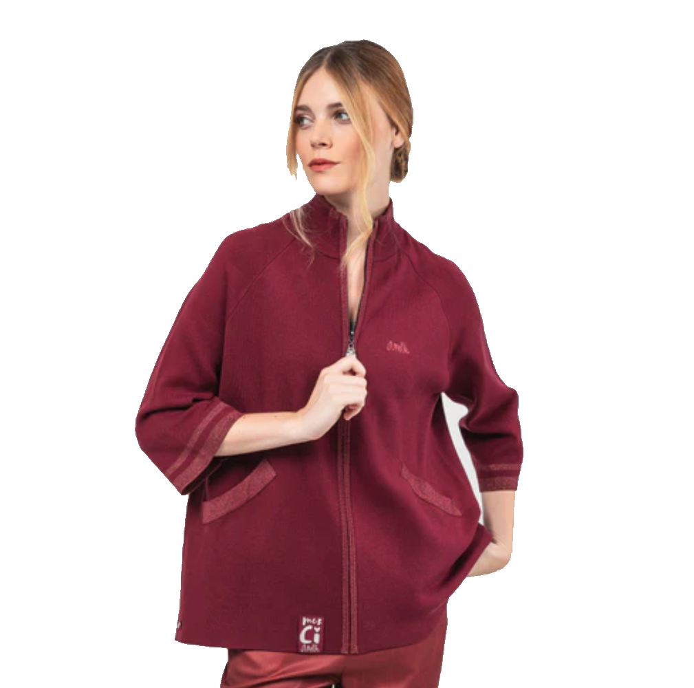 ANEKKE CARDIGAN DONNA BORDO 41283-004  ANEKKE CARDIGAN DONNA BORDO 41283-004