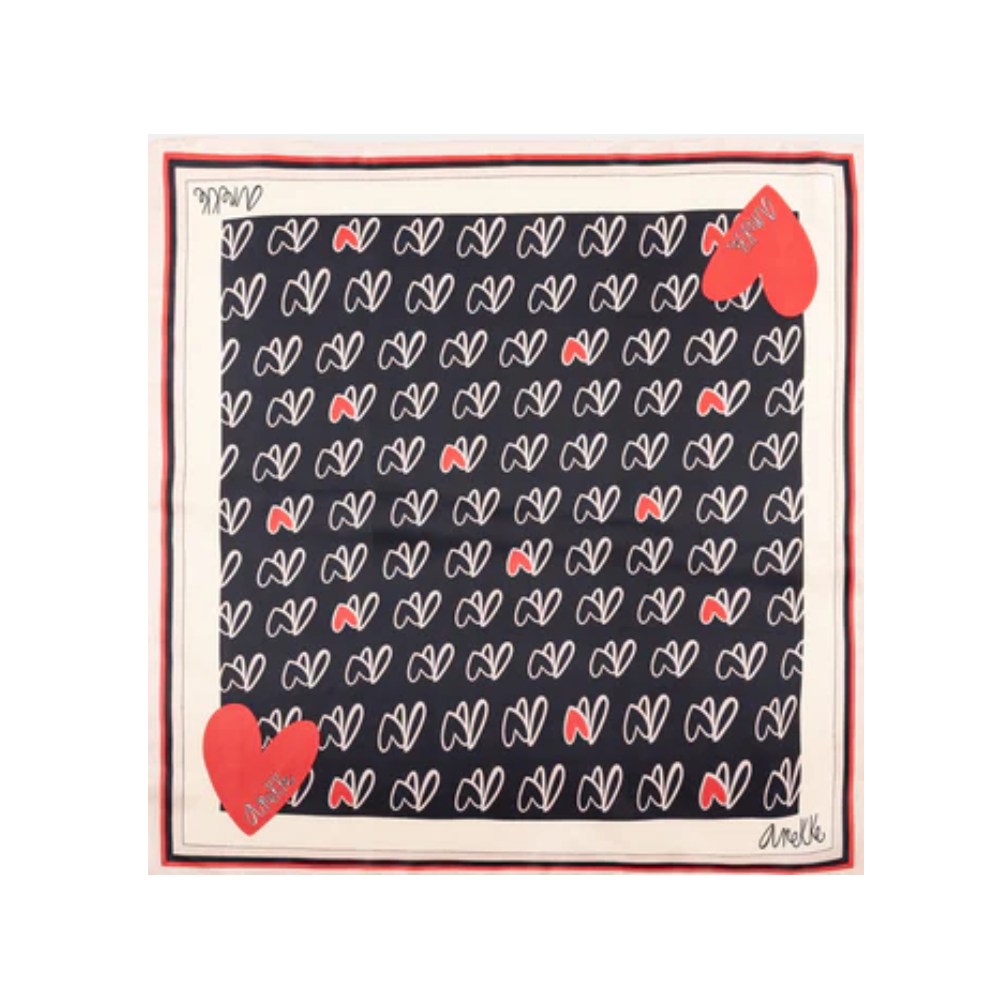 ANEKKE FOULARD QUADRADO 70X70CM NERO 41470-312