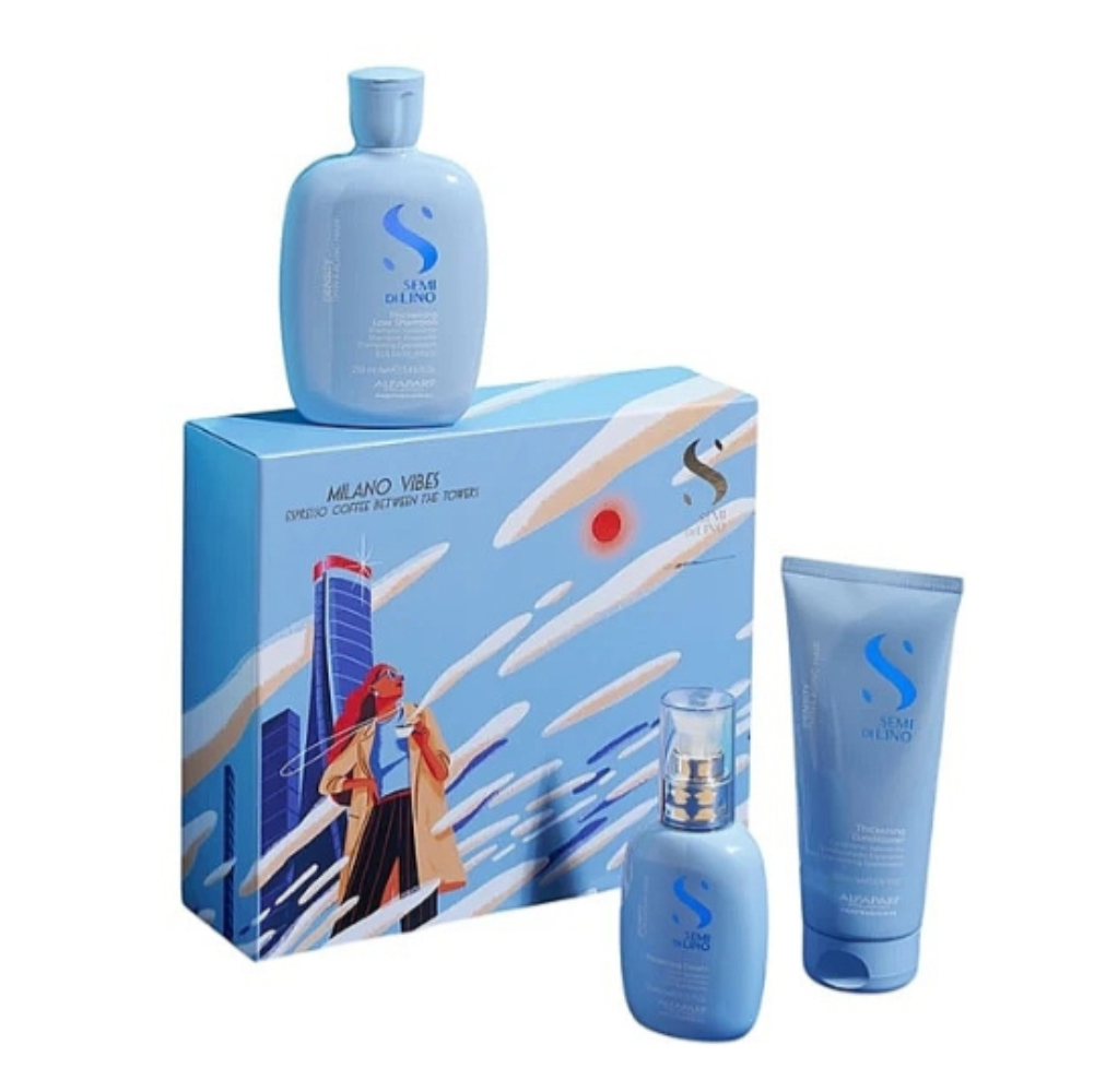 ALFAPARF KIT DENSITY SHAMPOO+CONDITIONER+CREAM SEMI DI LIO PF029644