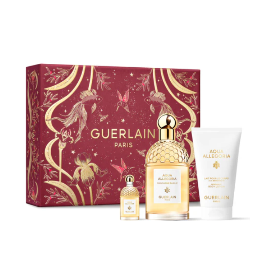 GUERLAIN CONF. AQUA ALLEGORIA MANDARINE BASILIQUE EDT 125ML+7.5ML + BODY LOTION 75ML