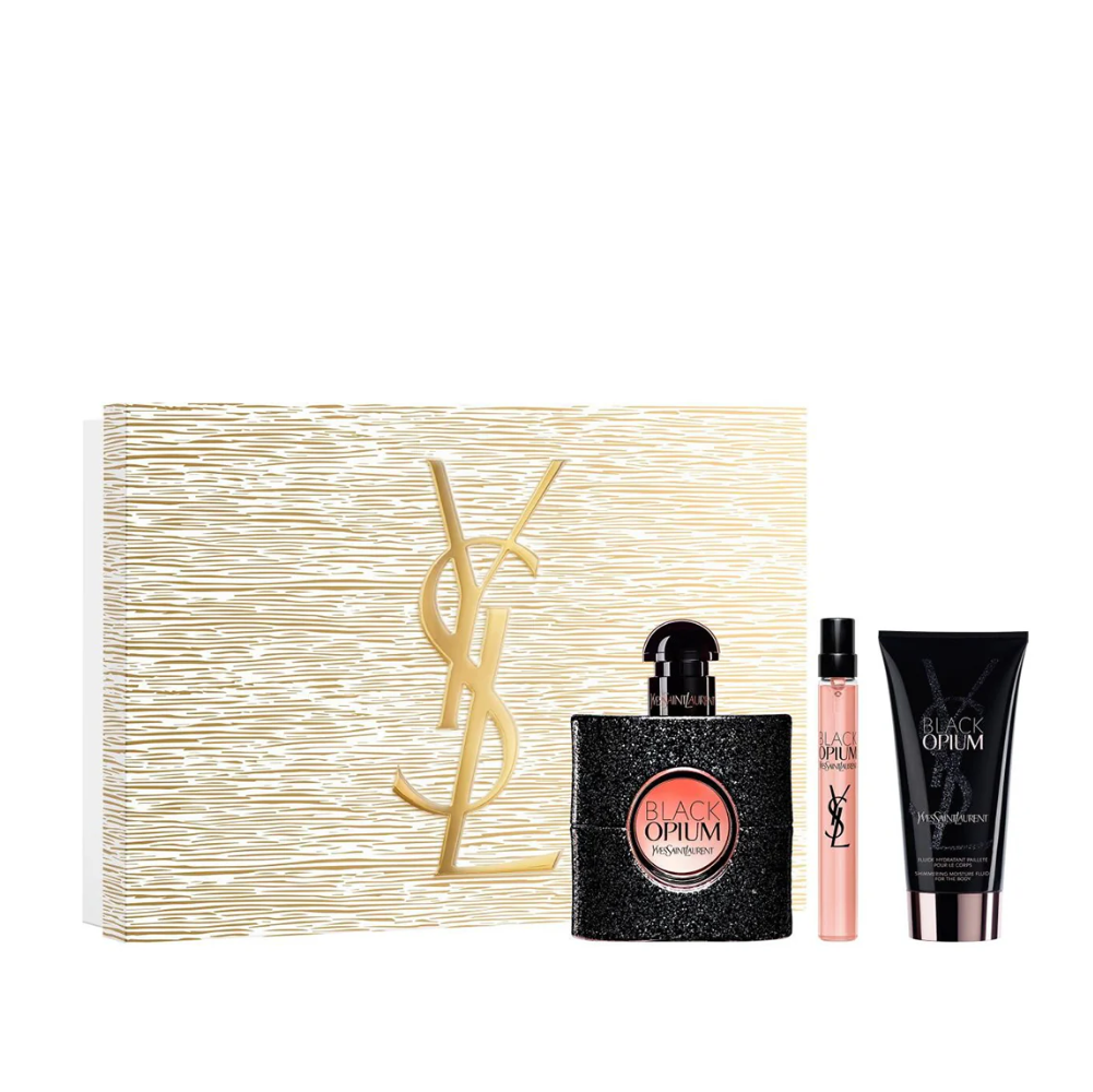 YSL OPIUM BLACK CONF. EDP 50ML + EDP 10ML + BODY LOTION 50ML