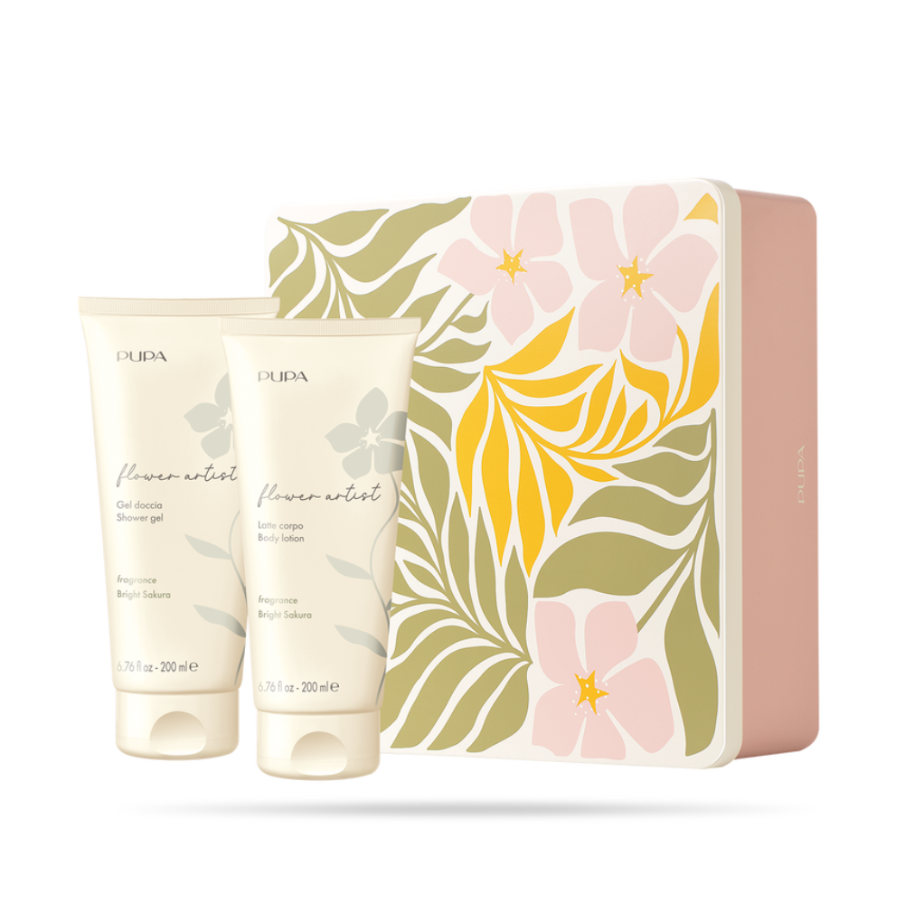 PUPA CONF. FLOWER ARTIST KIT SHOWER GEL 200ML + BODY LOTION 200ML