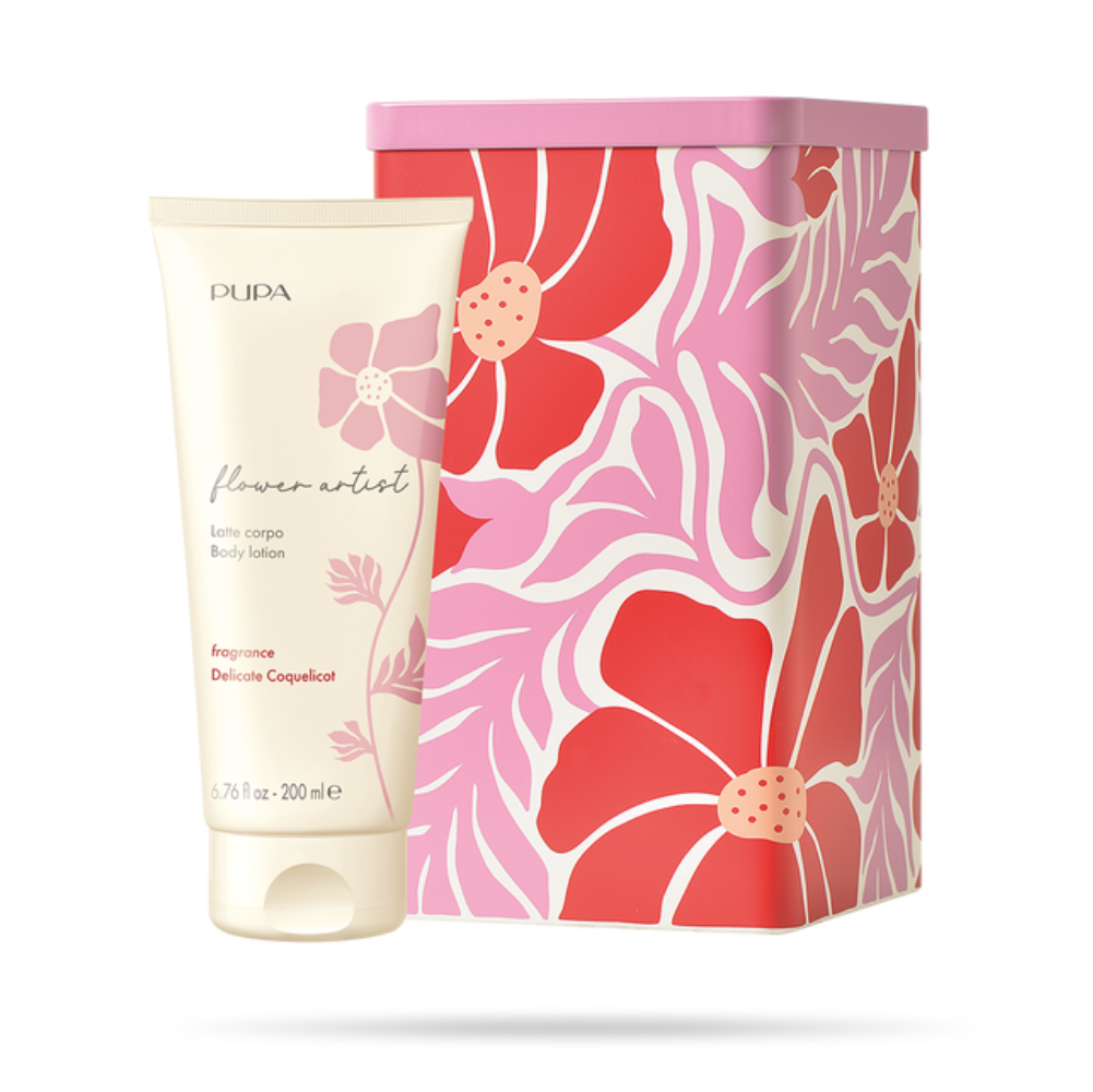 PUPA CONF. FLOWER ARTIST LATTE CORPO DELICATE COQUELICOT 200ML