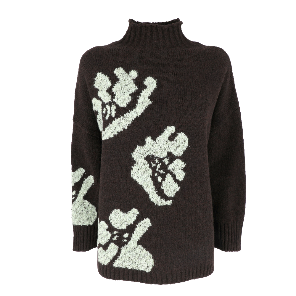 KARAKORUM MAGLIA DONNA BRITTA MARRONE ITAI202611