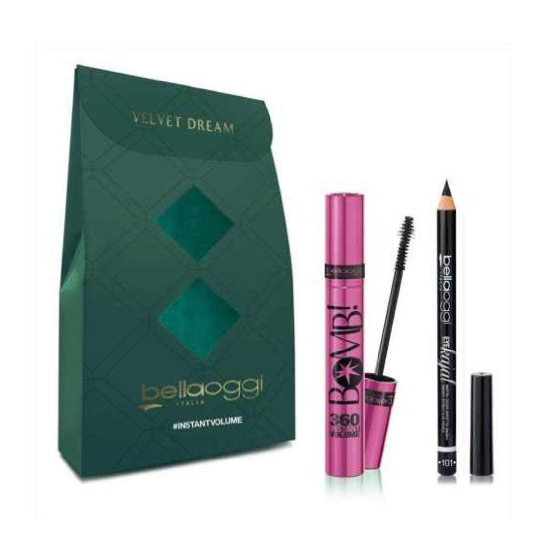 BELLA OGGI INSTANTVOLUME CONF. MASCARA + MATITA OCCHI MNK2504