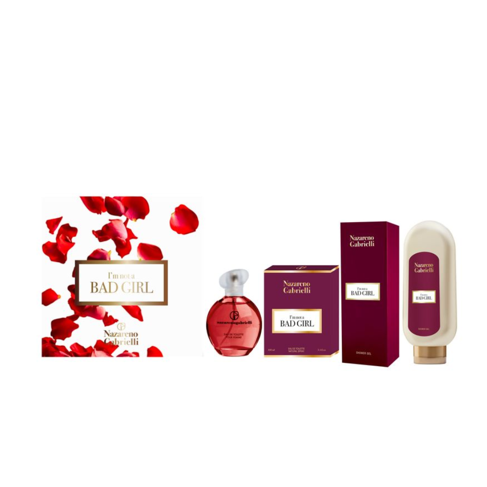 NAZARENO GABRIELLI BAD GIRL EDT 100ML + SHOWER GEL 400ML NG68