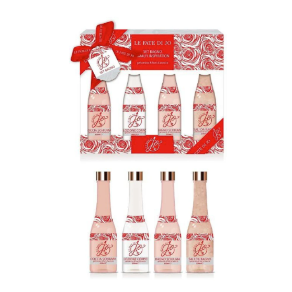 GIMA LE FATE DI JO CONF.GEL DOCCIA+LOZIONE CORPO+SAPONE+SCRUB+SALI DA BAGNO E SPUGNA MIELE