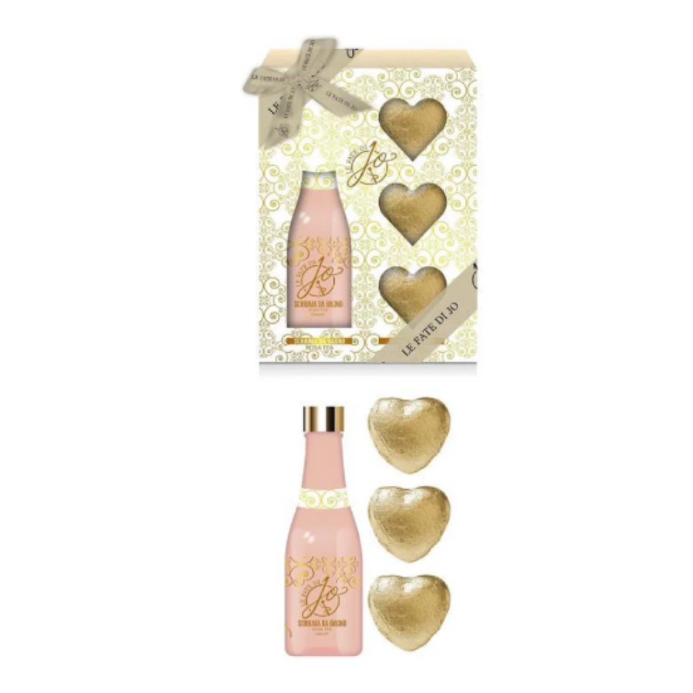 GIMA LE FATE DI JO CONF. GEL DOCCIA + 3 BOMBE BAGNO ROSA TEA