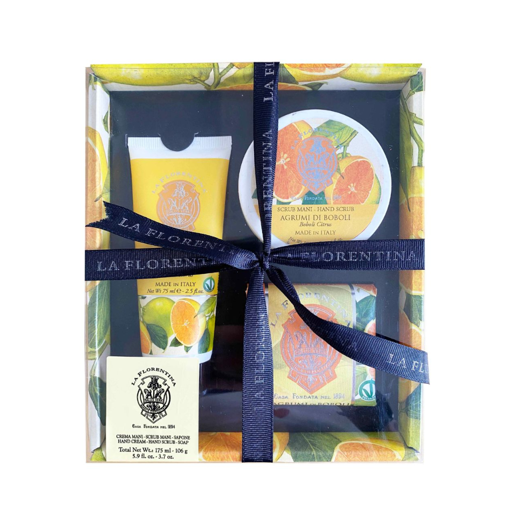 LA FLORENTINA CONF. COFANETTO MANI CREMA MANI 75ML+ SCRUB MANI 100ML+ SAPONETTA 106G 200090