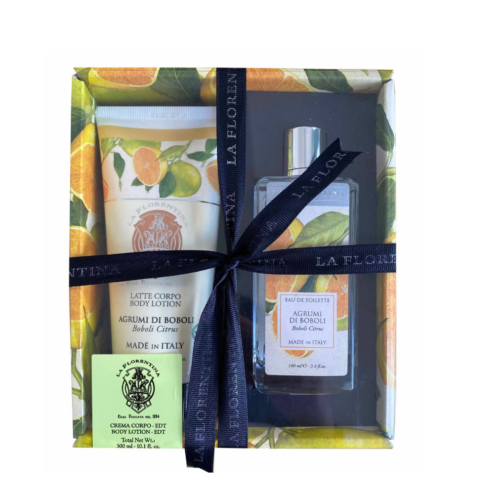 LA FLORENTINA CONF. COFANETTO EDT 100ML+ CREMA CORPO 200ML AGRUMI DI BOBOLI 200095