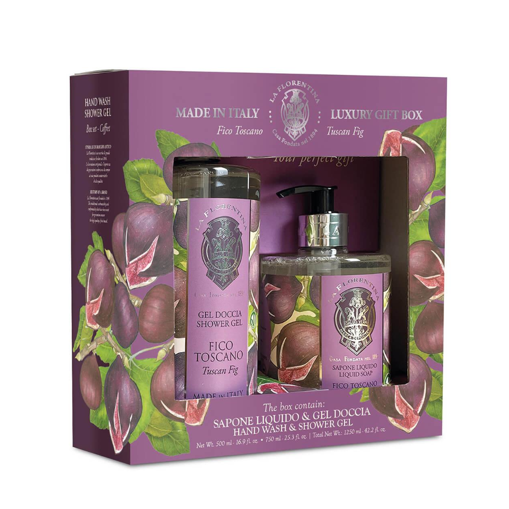 LA FLORENTINA LUXURY GIFT BOX FICO TOSCANO GEL DOCCIA 750ML+ SAPONE LIQUIDO 500ML 200085