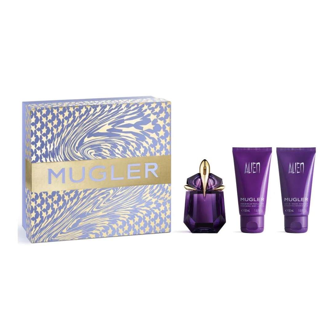 MUGLER CONF. ALIEN EDP 30ML+ LATTE DOCCIA 50ML+ CREMA CORPO 50ML
