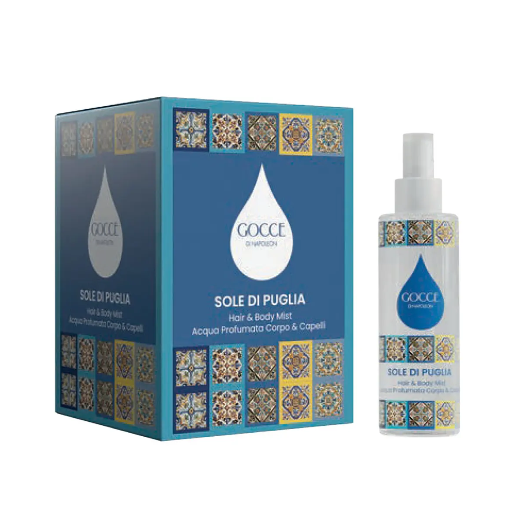 MORRIS GOCCE DI NAPOLEON SOLE DI PUGLIA CONF. ACQUA PROFUMATA CORPO 200ML+ GEL DOCCIA 150ML