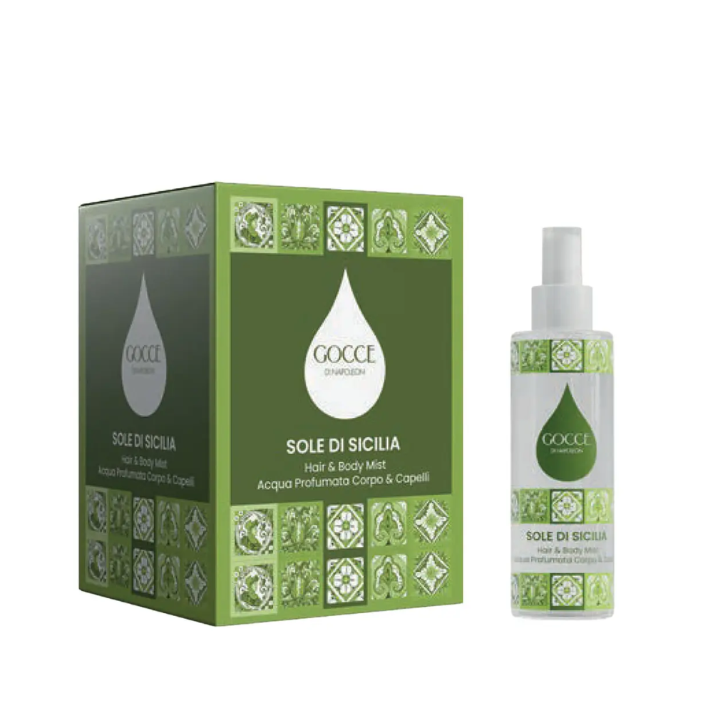 MORRIS GOCCE DI NAPOLEON SOLE DI SICILIA CONF. ACQUA PROFUMATA CORPO 200ML+ GEL DOCCIA 150ML
