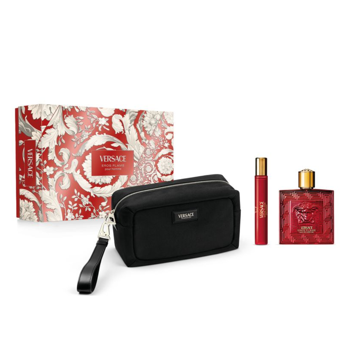 VERSACE EROS FLAME CONF. EDP 100ML+ EDP 10ML+ POCHETTE