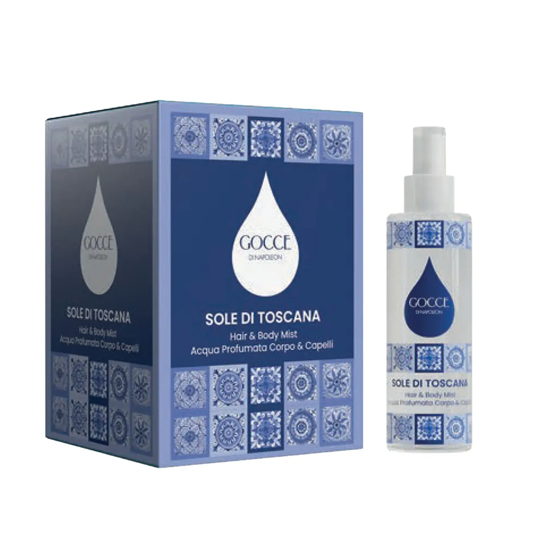 MORRIS GOCCE DI NAPOLEON SOLE DI TOSCANA CONF. ACQUA PROFUMATA CORPO E CAPELLI 200ML+ GEL DOCCIA 150ML