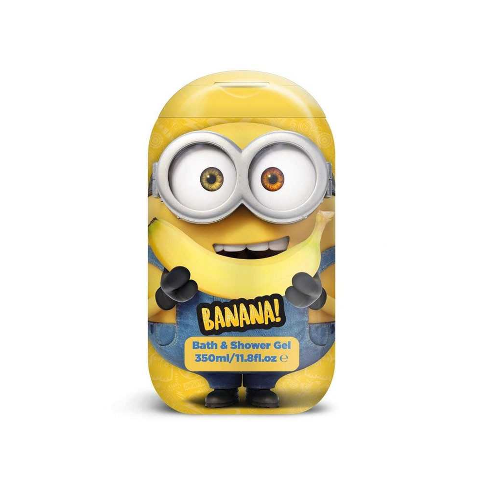 MINIONS BAGNO SCHIUMA BANANA OCCHI 3D 350ML CS5655