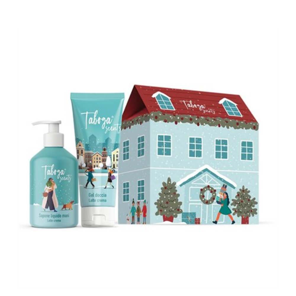 TABOGA CONF. GEL DOCCIA 250ML+ SAPONE 280ML LATTE CREMA TAB007075