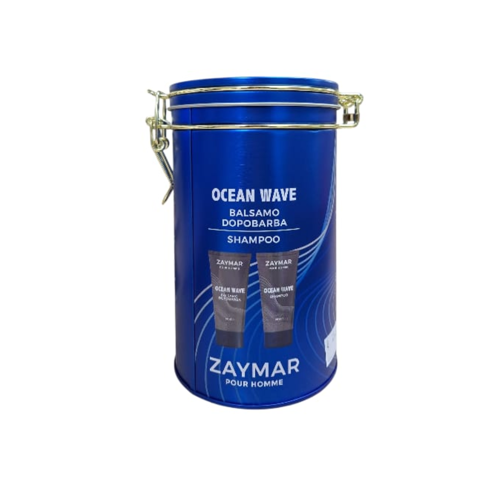 GIMA ZAYMAR CONF. UOMO LATTA A CILINDRO BALSAMO DOPOBARBA 100ML+ SHAMPOO 100ML ZAY80683