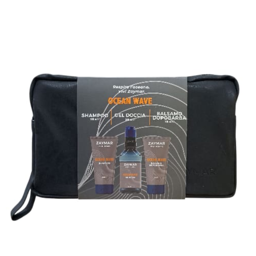 GIMA ZAYMAR CONF. HOMME DOPOBARBA100ML+ SHAMPOO 100ML+ GEL DOCCIA 240ML+ POCHETTE NERA ZAY82038