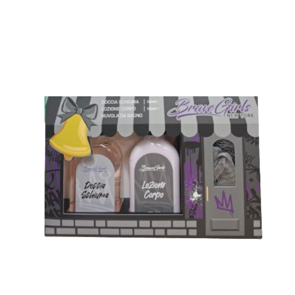 GIMA BRAVE GIRLS CONF. LOZIONE CORPO 120ML+ DOCCIA SCHIUMA 120ML BRA81789