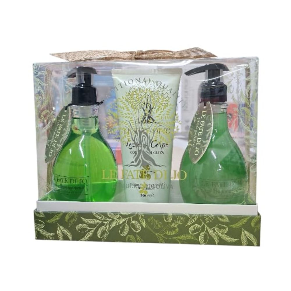 GIMA LE FATE DI JO CONF. SAPONE MANI 300ML+ LOZIONE CORPO 200ML+ BAGNOSCHIUMA 300ML FAT81697