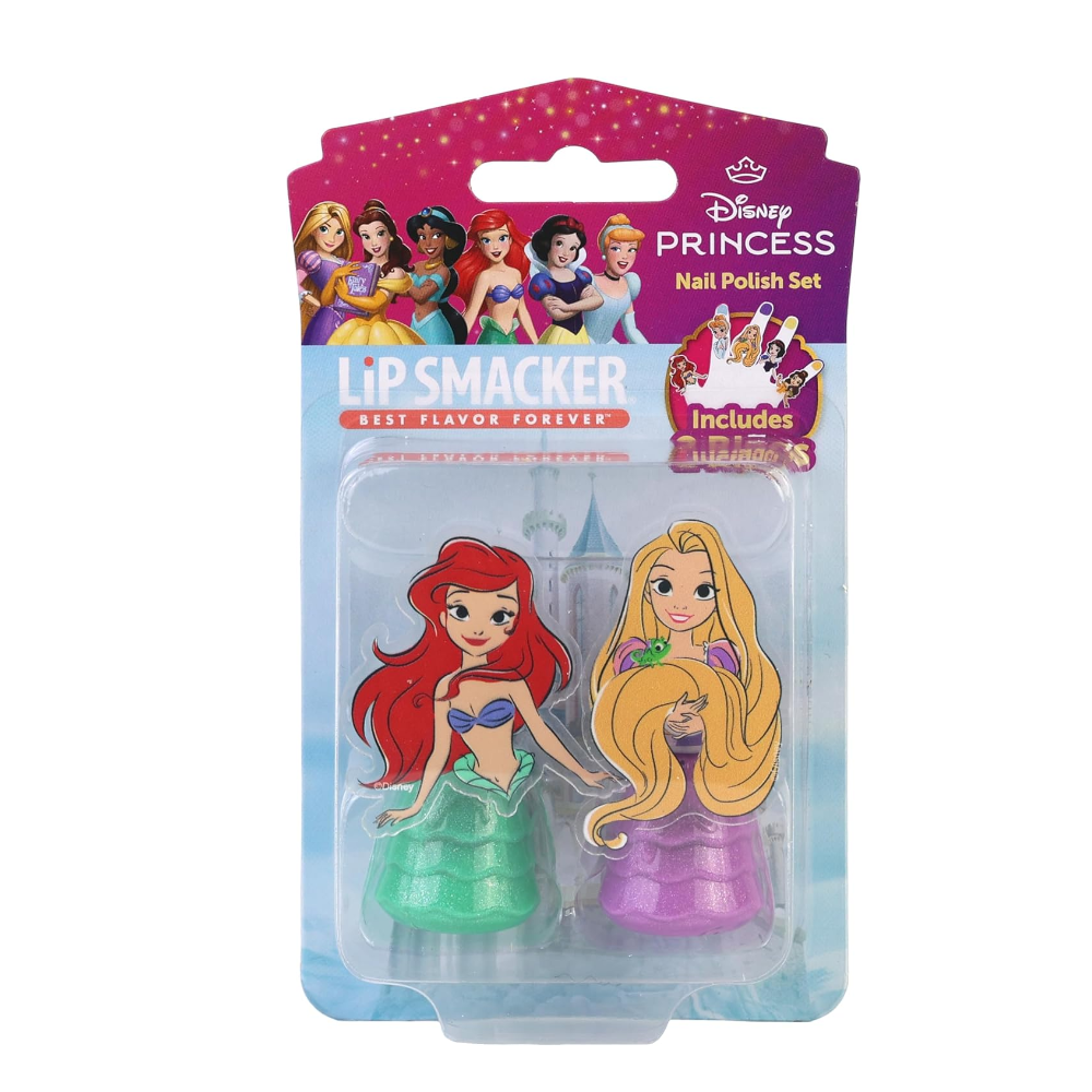 DISNEY PRINCESS NAIL POLISH DUO SET RAPUNZEL & LITTLE MERMAID 1580563E