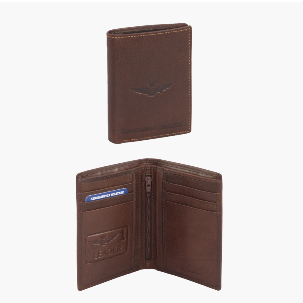 AERONAUTICA MILITARE PORTAFOGLI UOMO PELLE AM244