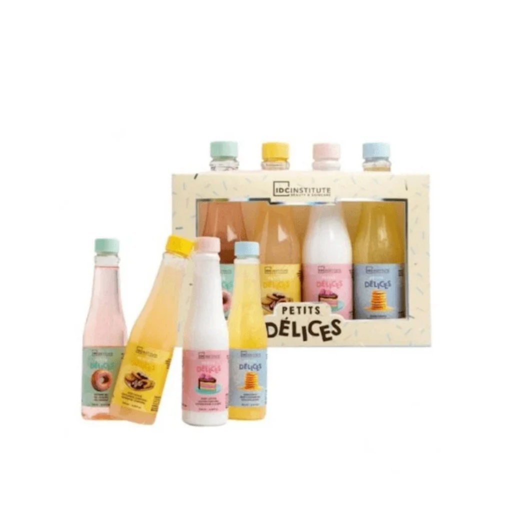 IDC INSTITUTE CONF. GEL DOCCIA 200ML+ BAGNOSCHIUMA 200ML+ SCRUB CORPO 200ML+ LOZIONE CORPO 200ML 42236