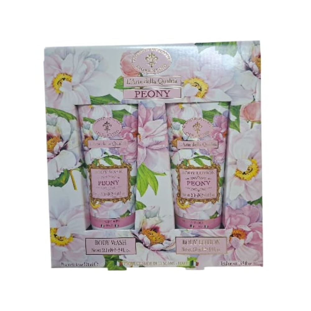 SAF SET CREMA CORPO 250ML + BAGNO DOCCIA PEONIA 250ML STCB2
