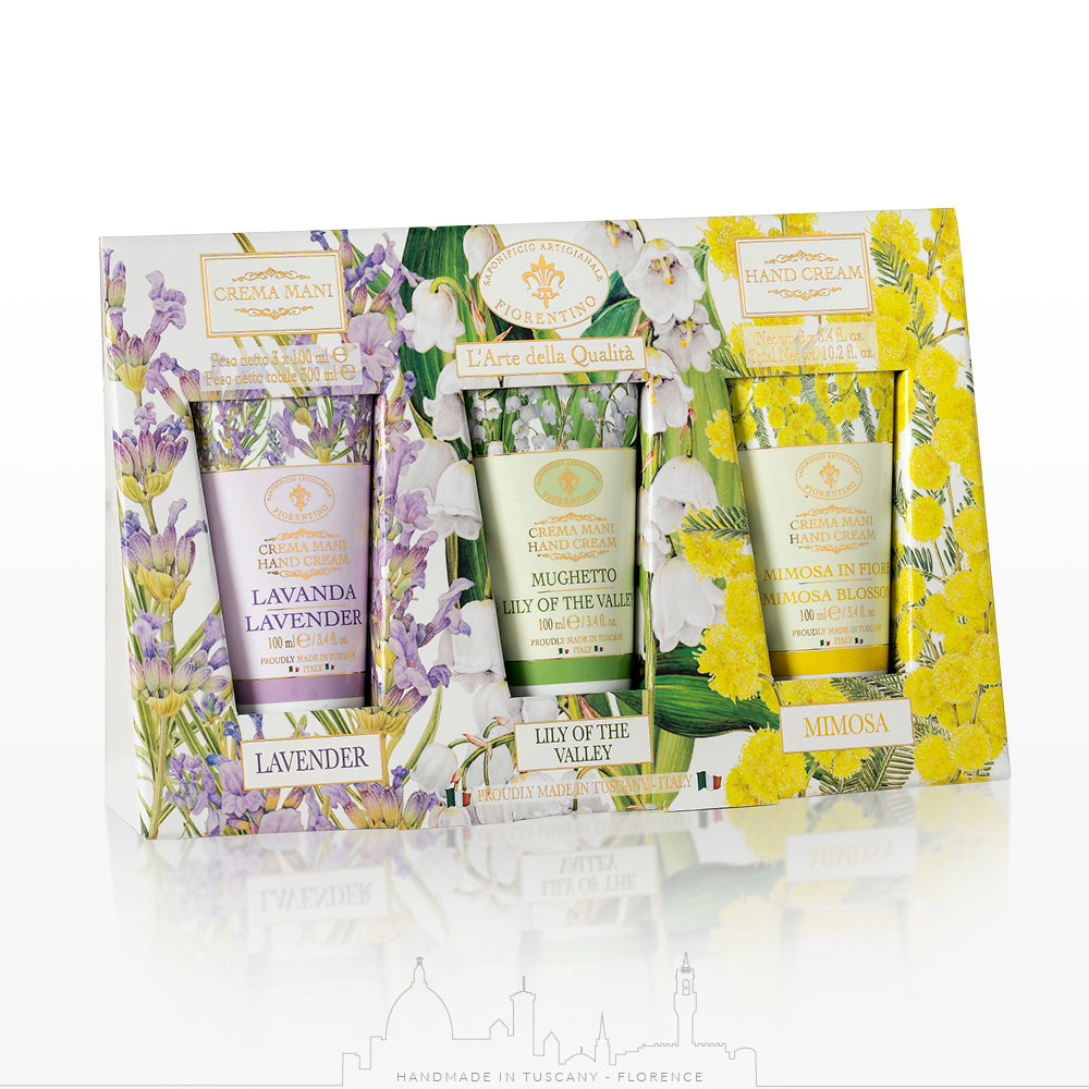 SAF SET CREMA MANI LAVANDA+MUGHETTO+MIMOSA 3X100ML STCM4