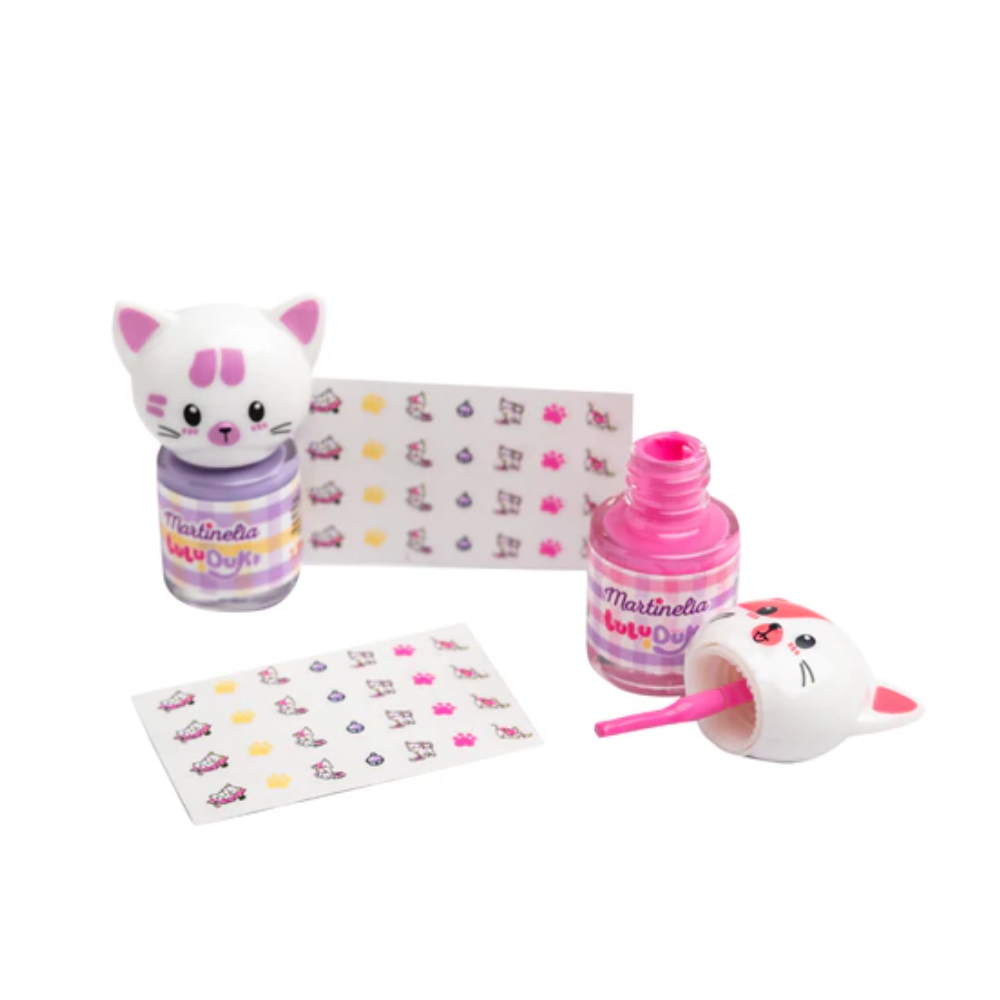 MARTINELIA LULU E DUKI NAIL SET SMALTO + ADESIVI 85469