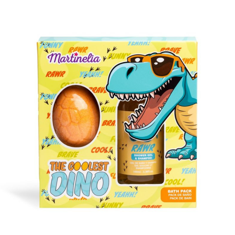 MARTINELIA THE COOLEST DINO SHOWER GEL 100ML+ BATH BOMB 70G 85400