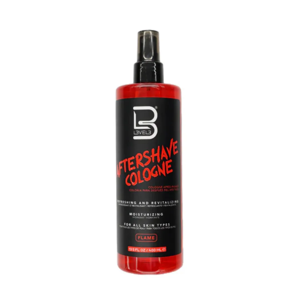 L3VEL3 AFTERSHAVE SPRAY FLAME 400ML COLOGNE LV3143