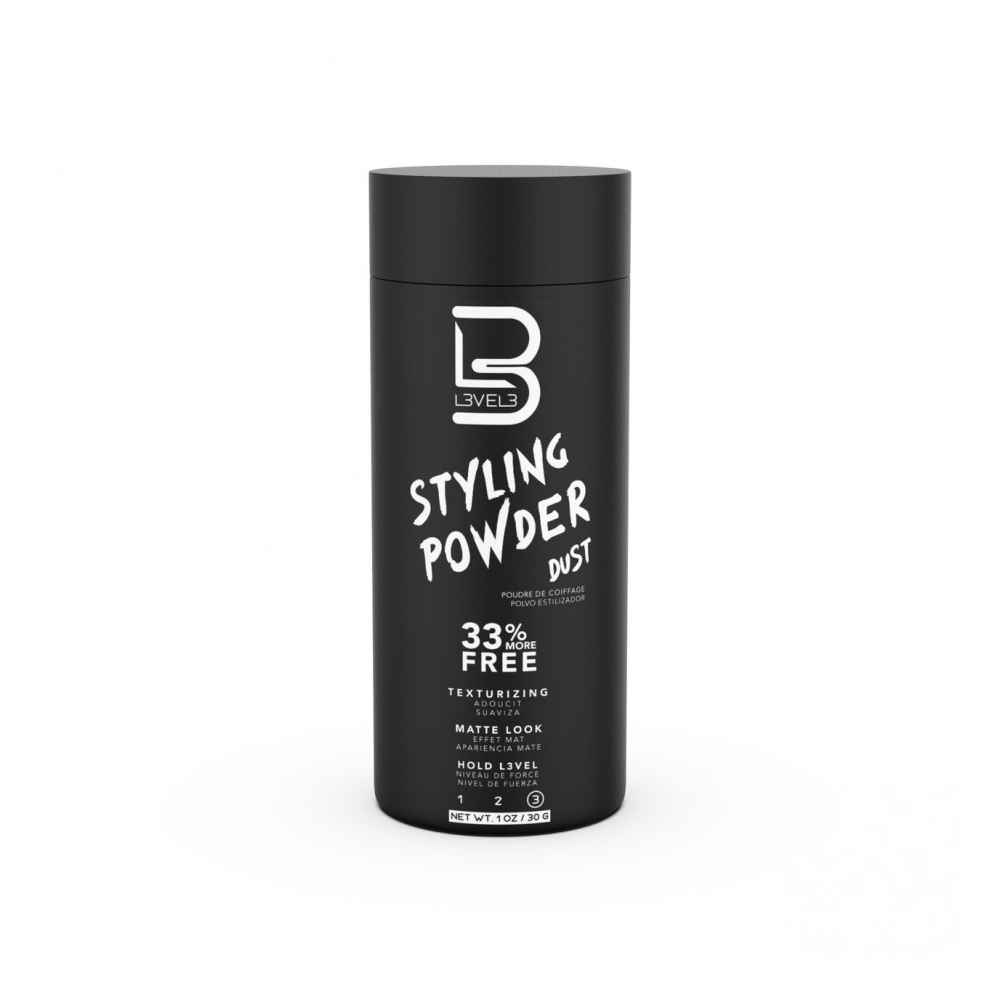 L3VEL3 SUPER STRONG HOLD STYLING POWDER 30G LV3009