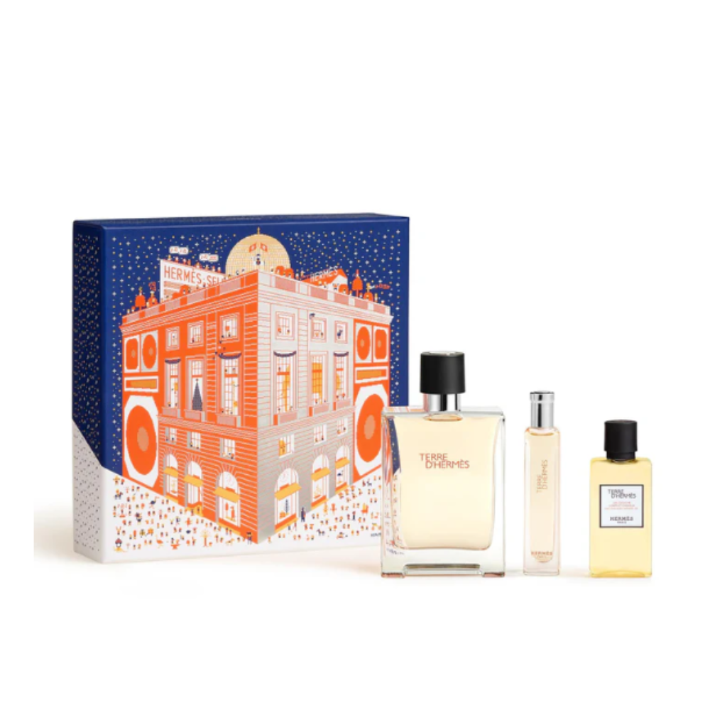 HERMES TERRE CONF. EDT 100ML+ EDT 15ML+ GEL DOCCIA