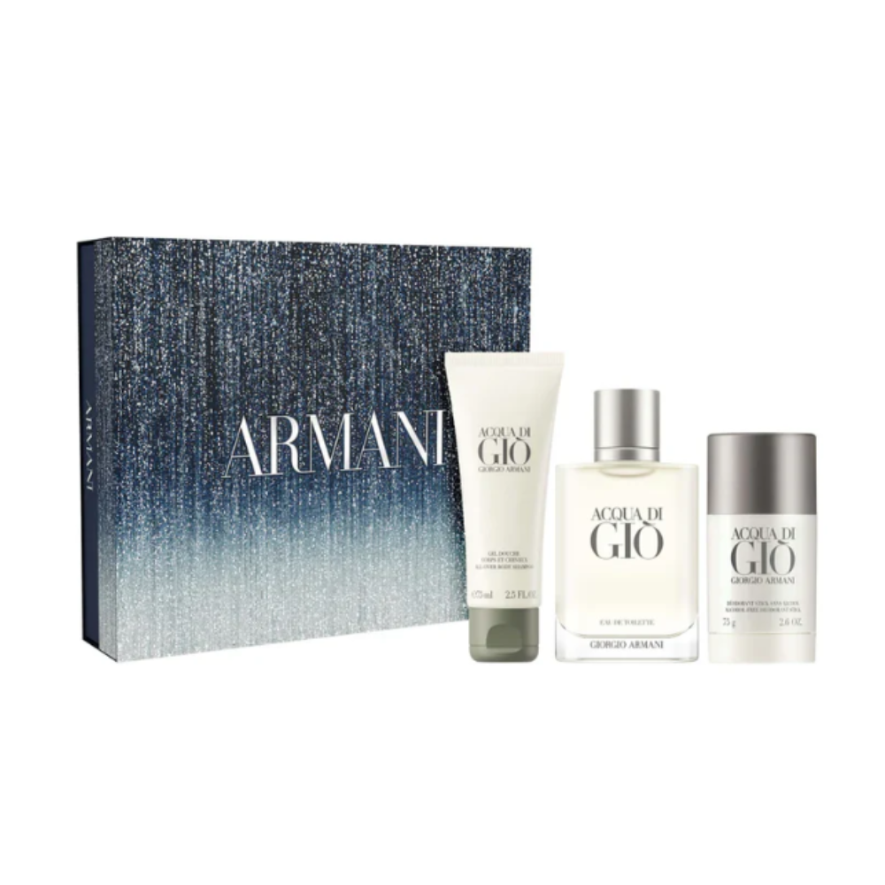 GIORGIO ARMANI ACQUA DI GIO CONF.EDT 100ML+GEL DOCCIA 75ML+ DEODORANTE 75ML