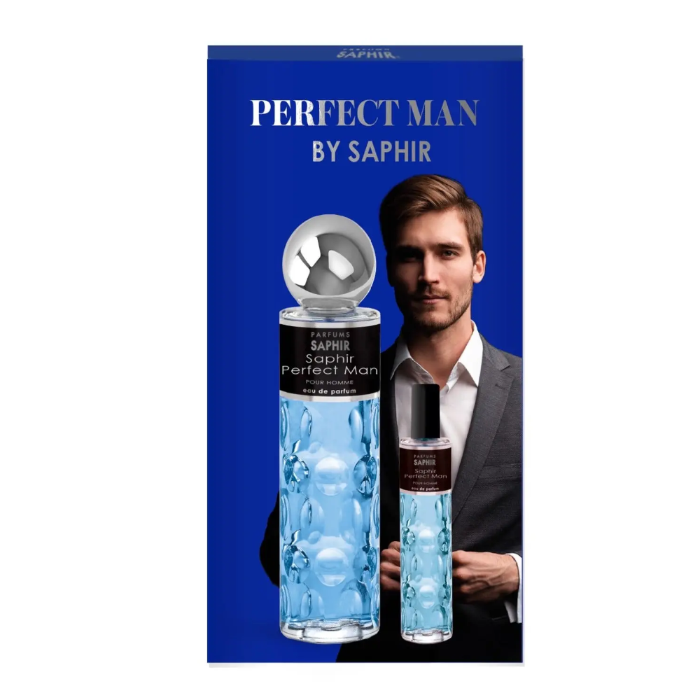 PARFUMS SAPHIR CONF. EDP 200ML+ EDP 30ML PERFECT MAN POUR HOMME