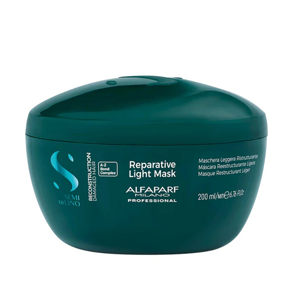 ALFAPARF LIGHT MASCHERA REPARATIVE RECONSTRUCTION SEMI DI LINO 200ML PF027568