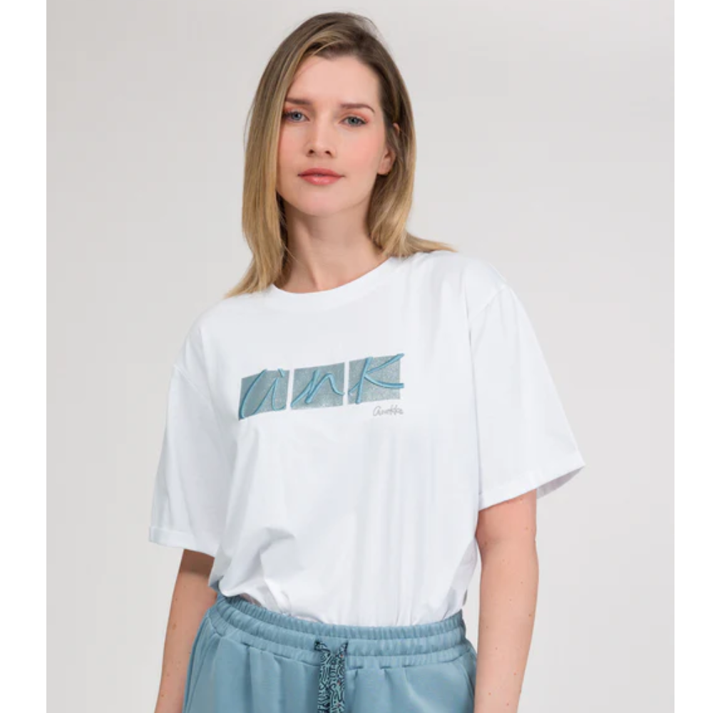 ANEKKE MAGLIA MANICA CORTA BIANCO