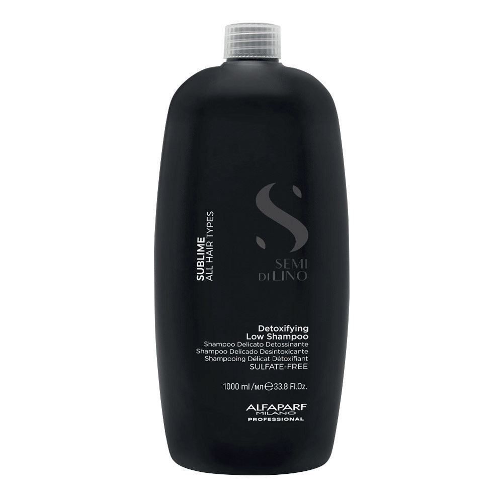 ALFAPARF SHAMPOO DELICATO DETOSSINANTE SUBLIME SEMI DI LINO 1000ML PF026315