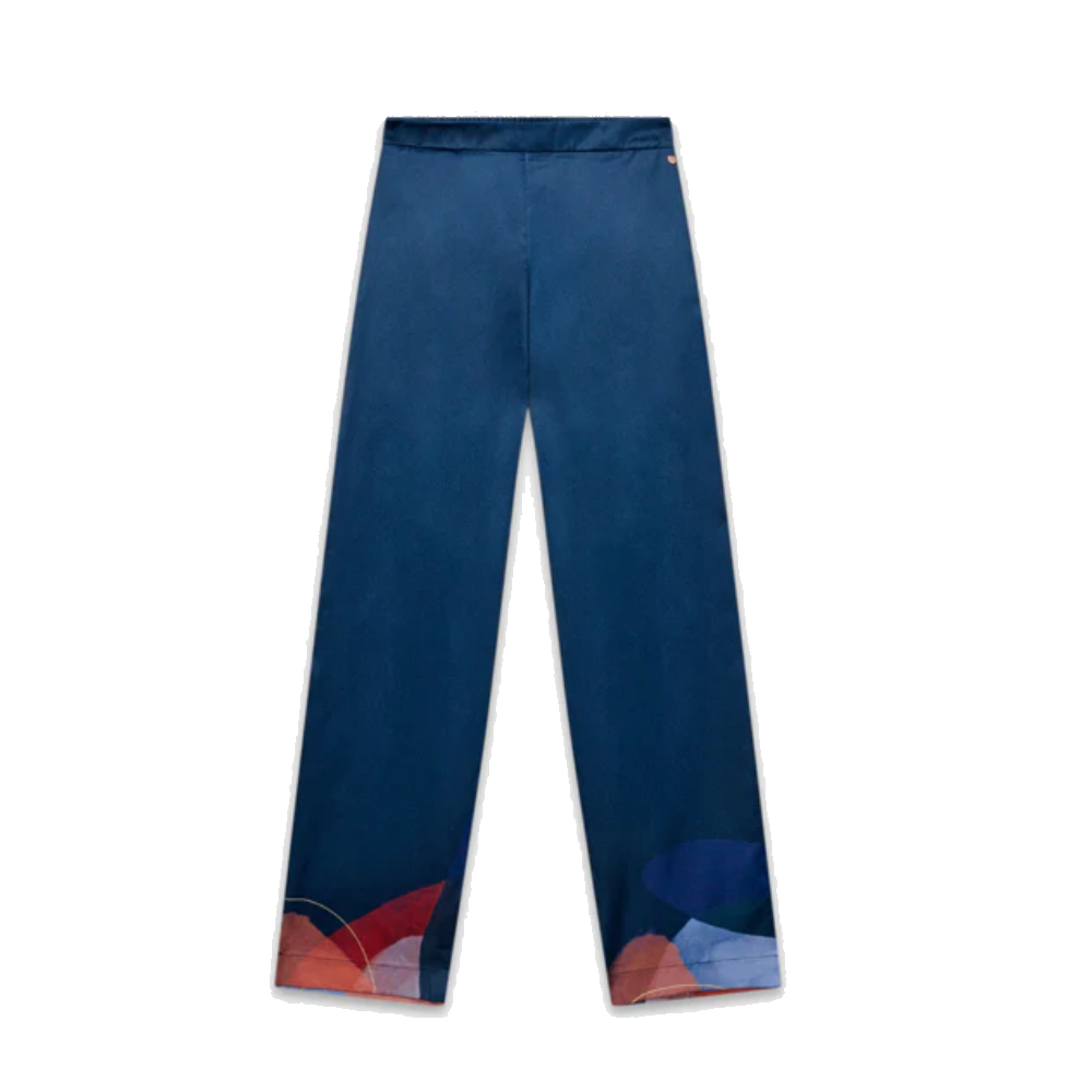ANEKKE PANTALONE A PALAZZO NAVY 42286